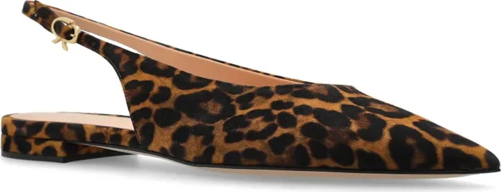 Leopard-Print Pointed Sandals - Image 4