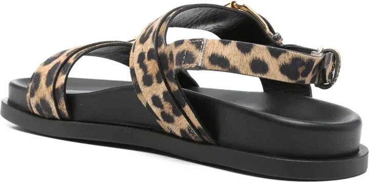 Leopard-Print Sandals - Image 3