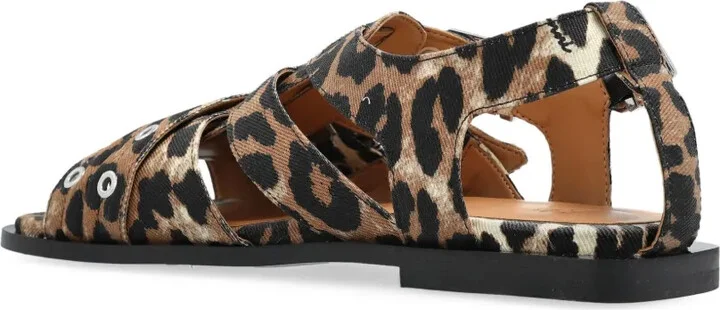 Leopard-Print Sandals - Image 3