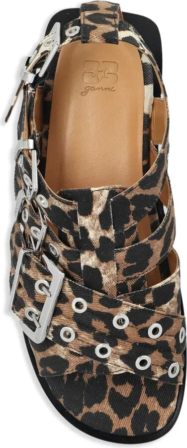Leopard-Print Sandals - Image 4