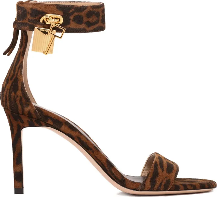 Leopard-Print Sandals