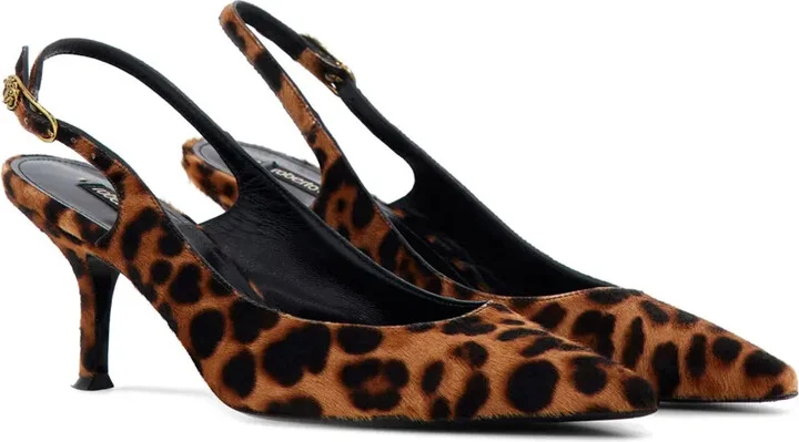 Leopard-Print Slingback Pumps - Image 2