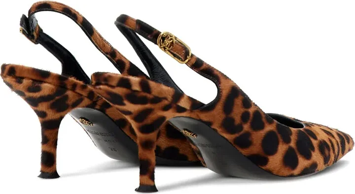 Leopard-Print Slingback Pumps - Image 3