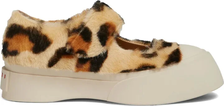 Leopard-Print Sneakers