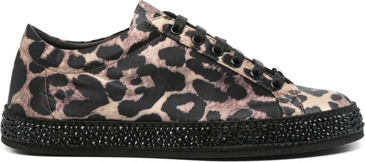 Leopard-Print Sneakers