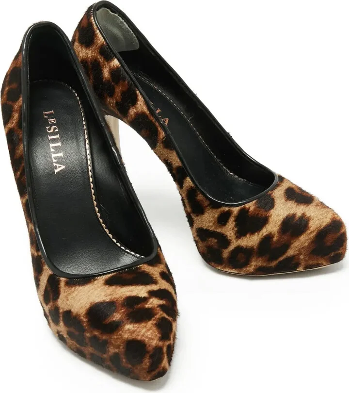 Leopard-Print Stiletto Heels - Image 2