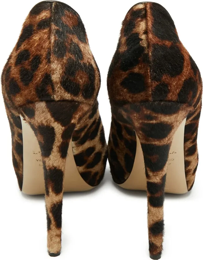 Leopard-Print Stiletto Heels - Image 3