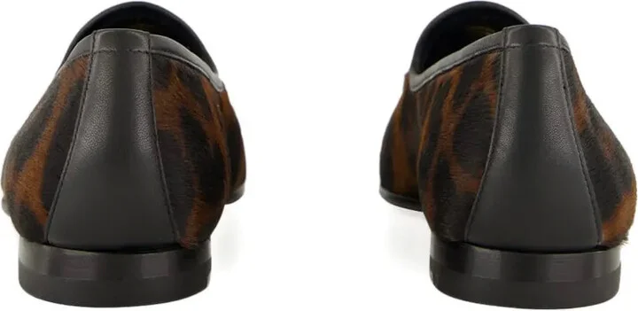 Leopard-Print Tassel Loafers - Image 3