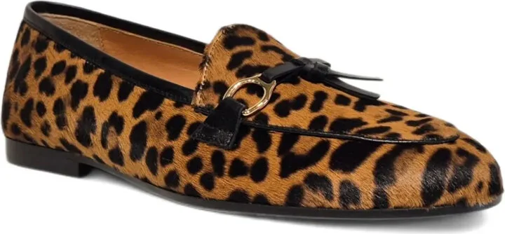 Leopard-Print Tassel Loafers - Image 2
