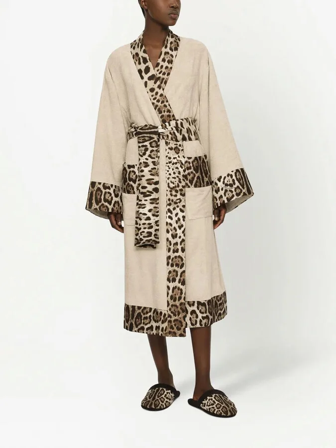 Leopard-Print Terry Slippers - Image 5