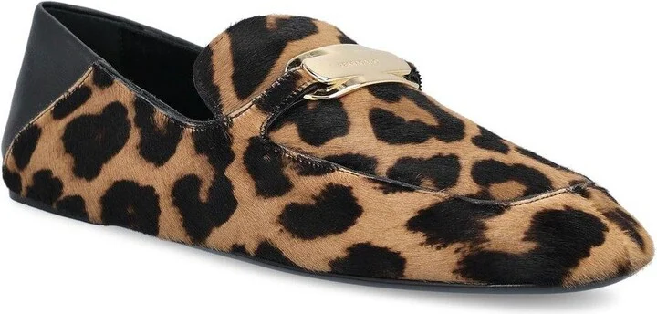 Leopard Printed Slip-on Flat Shoes - Image 2