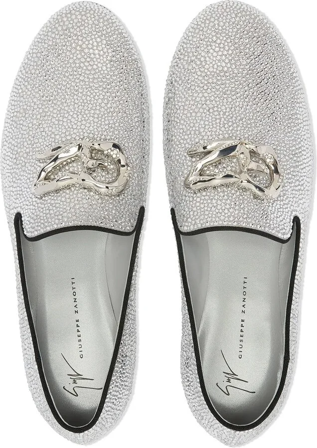 Leopoldino crystal leather loafers - Image 4
