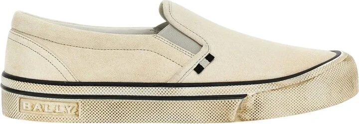 Leory 6304170 Men's Bone Suede Leather Sneakers