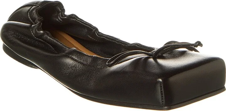 Les Ballerines Leather Ballet Flat