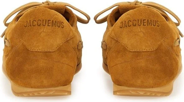 'Les Batto' Brown Loafers With Crocodile Effect And Logo Imprinted On The Heel In Suede Man - Image 7