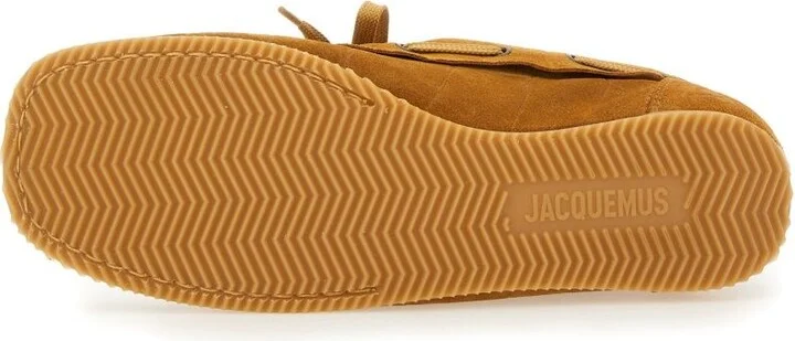 'Les Batto' Brown Loafers With Crocodile Effect And Logo Imprinted On The Heel In Suede Man - Image 10