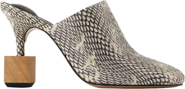 Les Mules Bisou - Jacquemus - Leather - Animal print