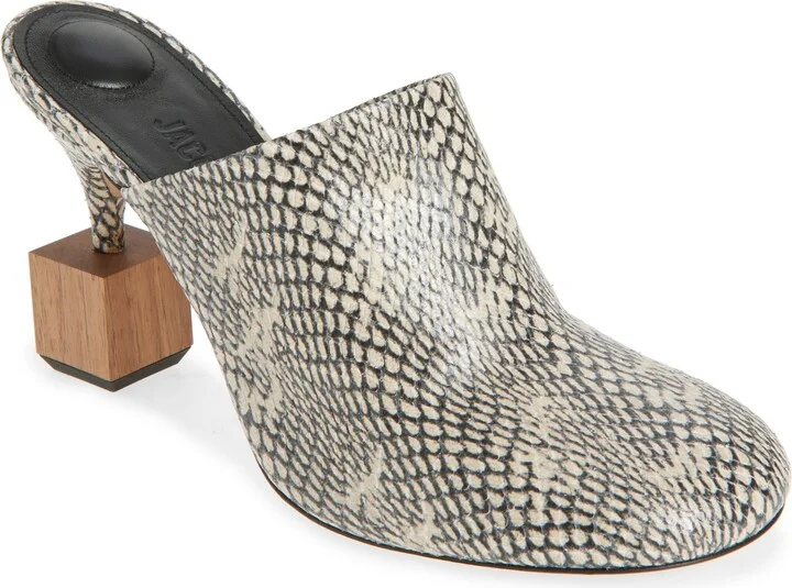 Les Mules Bisou Mismatched Mule