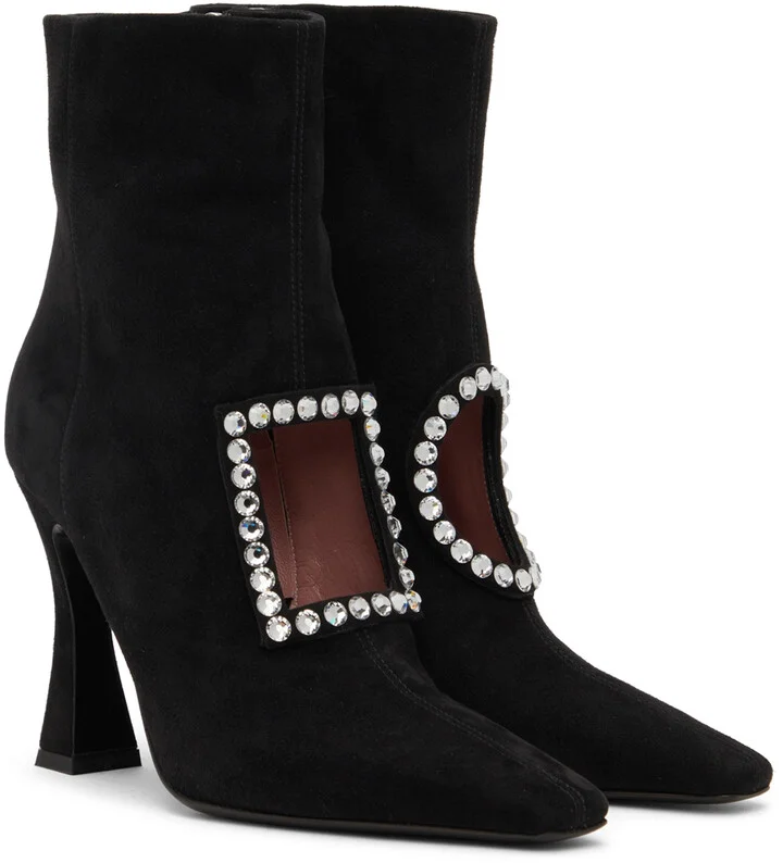 Les Petits Joueurs Black Hoya Boots - Image 4