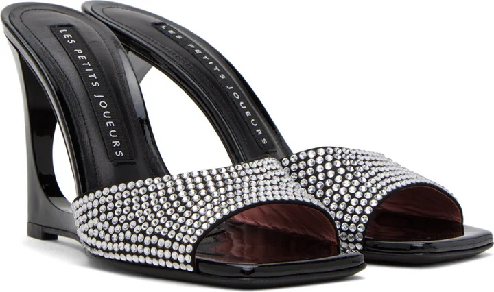 Les Petits Joueurs Black Lola Mules - Image 4