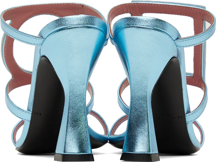 Les Petits Joueurs Blue Hoya Heeled Sandals - Image 2