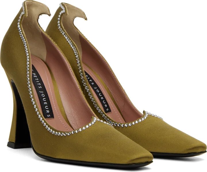 Les Petits Joueurs Khaki Taya Heels - Image 4