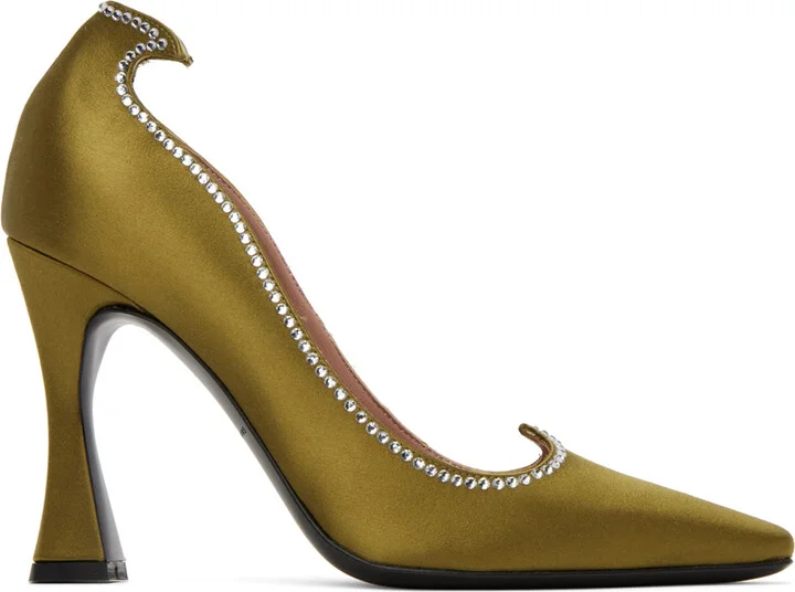 Les Petits Joueurs Khaki Taya Heels