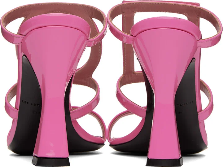 Les Petits Joueurs Pink Hoya Heeled Sandals - Image 2