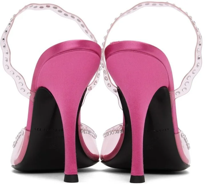 Les Petits Joueurs Pink Jerry Waves Heels - Image 2