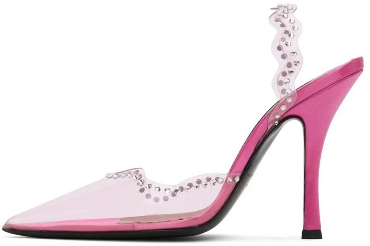 Les Petits Joueurs Pink Jerry Waves Heels - Image 3
