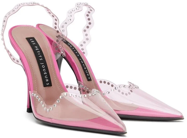 Les Petits Joueurs Pink Jerry Waves Heels - Image 4