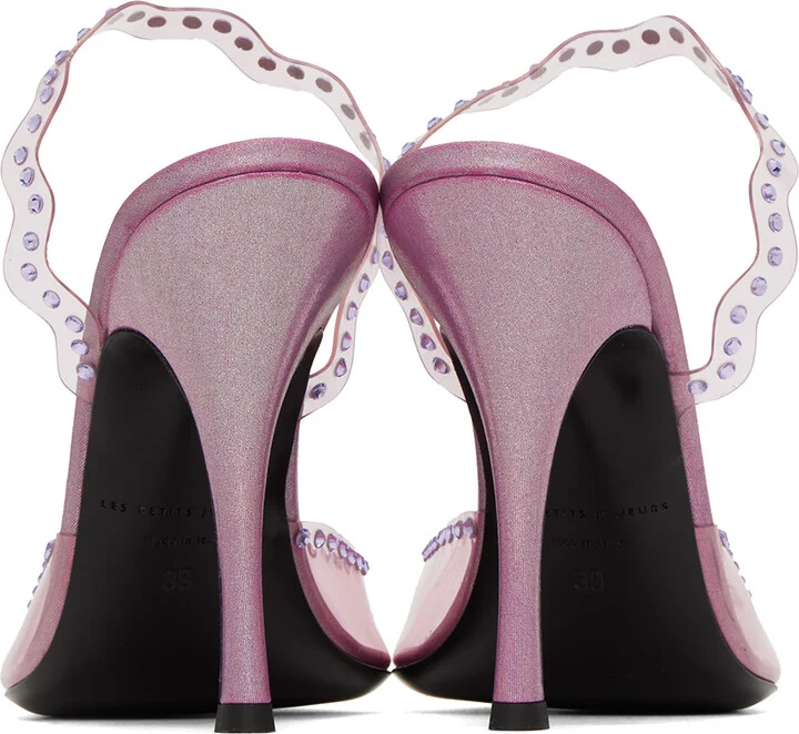 Les Petits Joueurs Pink Jerry Waves Heels - Image 2