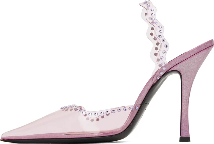 Les Petits Joueurs Pink Jerry Waves Heels - Image 3