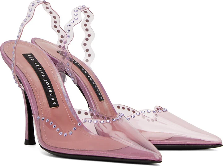 Les Petits Joueurs Pink Jerry Waves Heels - Image 4