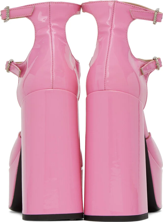 Les Petits Joueurs Pink Sole Jane Heels - Image 2