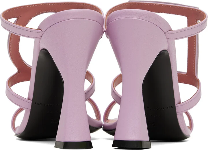 Les Petits Joueurs Purple Hoya Heeled Sandals - Image 2