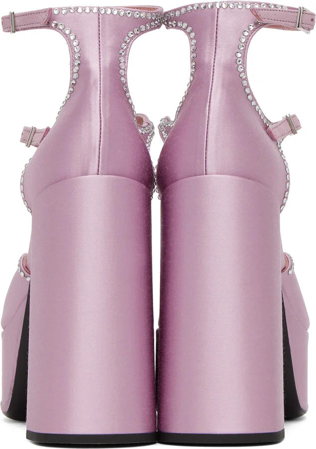 Les Petits Joueurs Purple Sole Jane Heels - Image 2