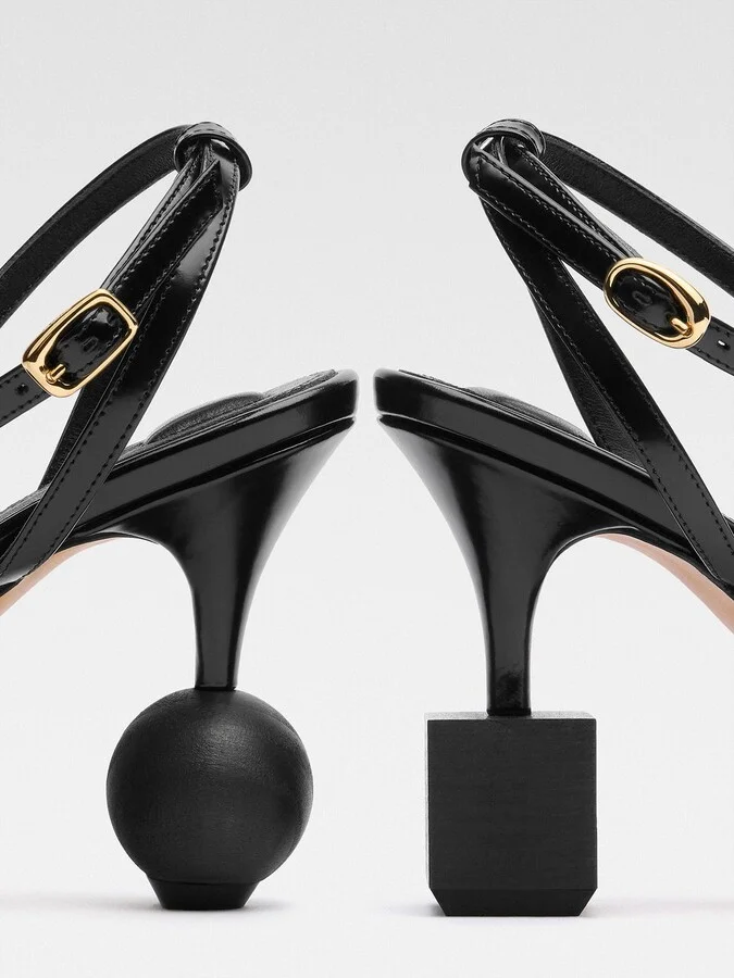 Les Sandales Bisou Mismatched Ankle Strap Sandal - Image 5
