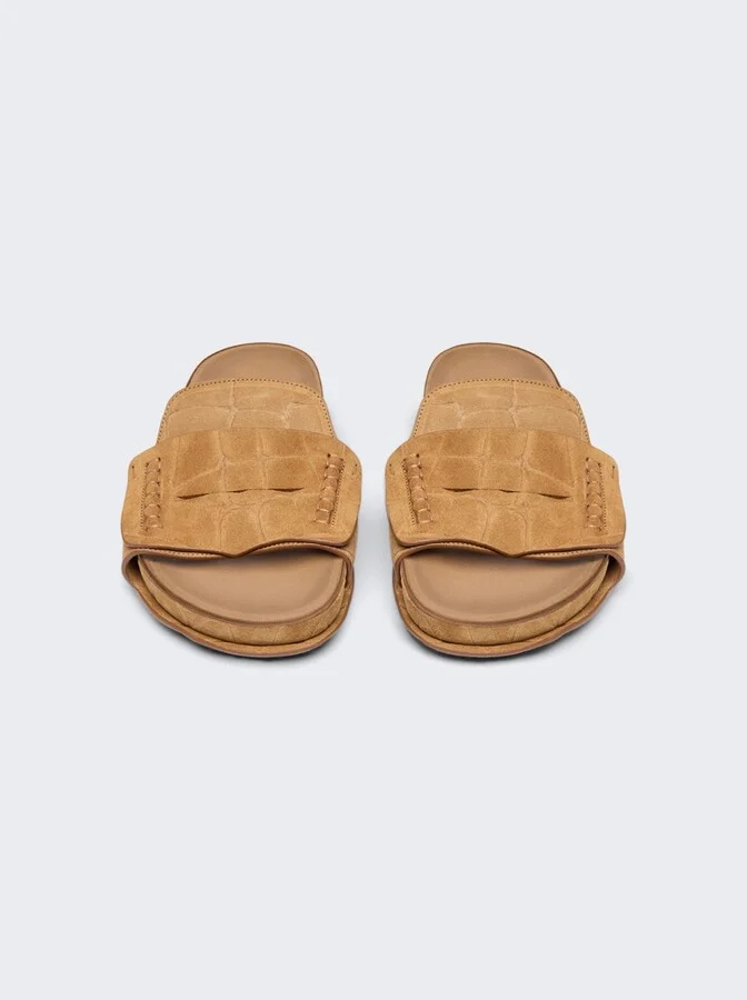 Les Sandales Mocassin Camel
