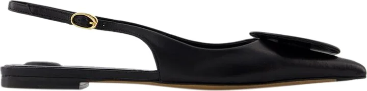 Les Slingbacks Duelo P Pumps - Jacquemus - Leather - Black