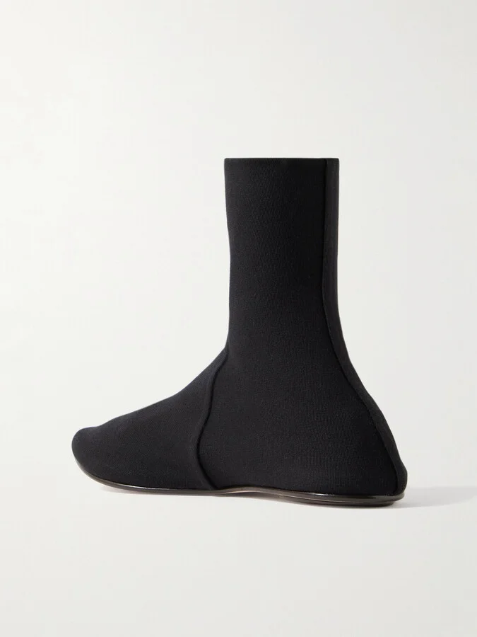 LESET - Louis Stretch-ponte Sock Boots - Black - Image 3