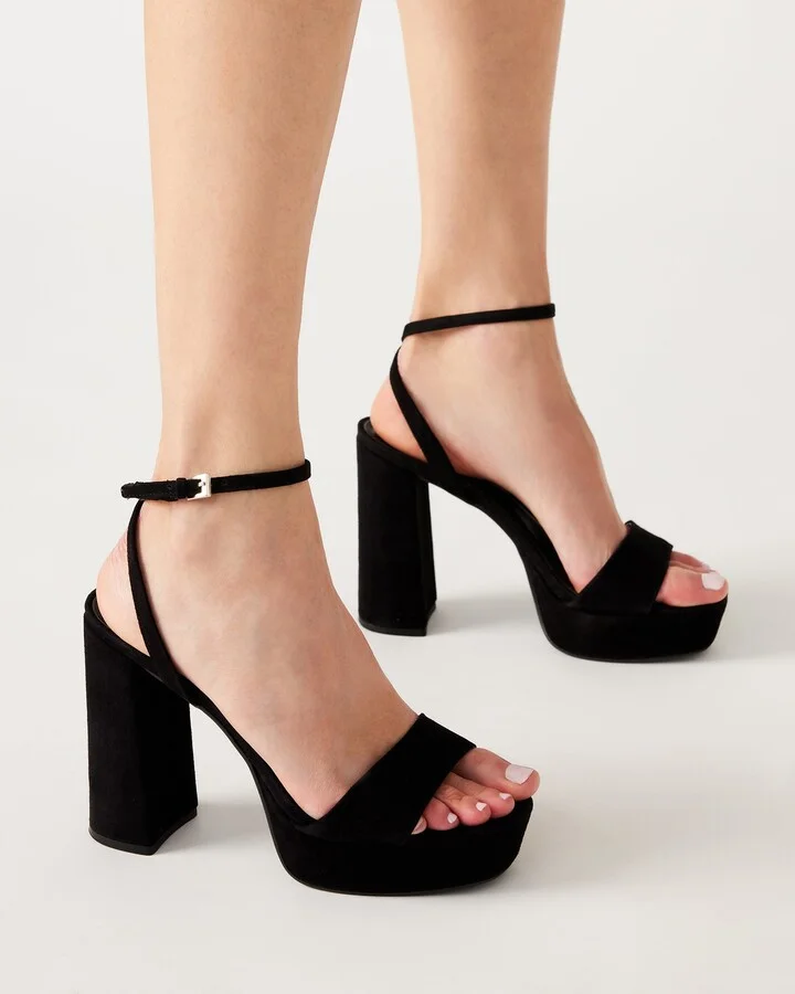 Lessa Black Suede - Image 2