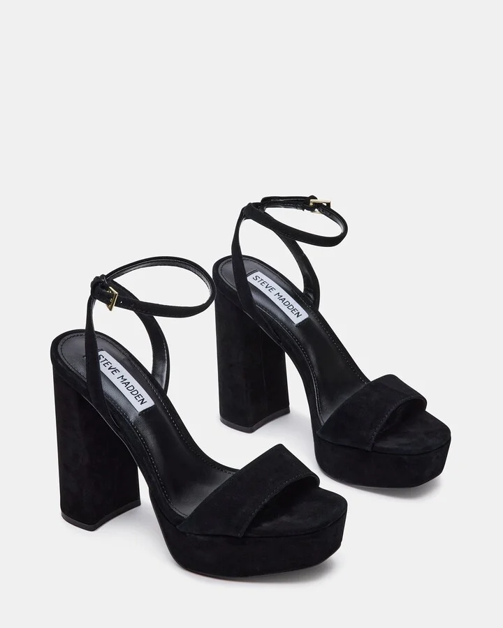 Lessa Black Suede - Image 3