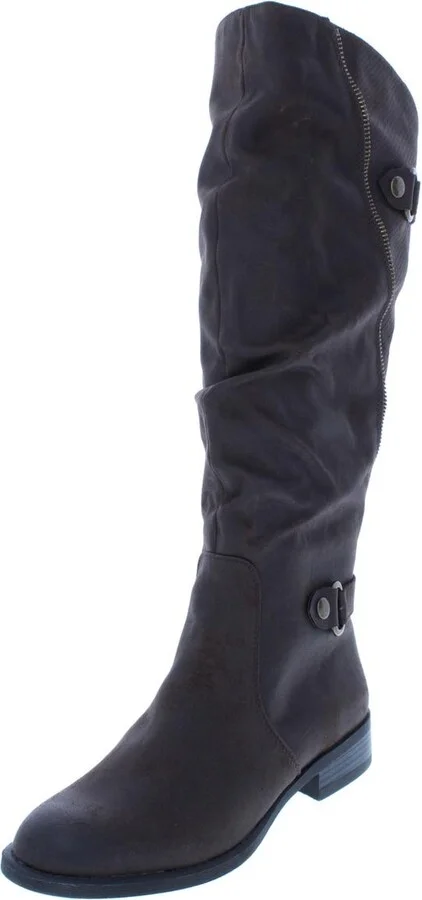 Leto Womens Slouchy Riding Boots