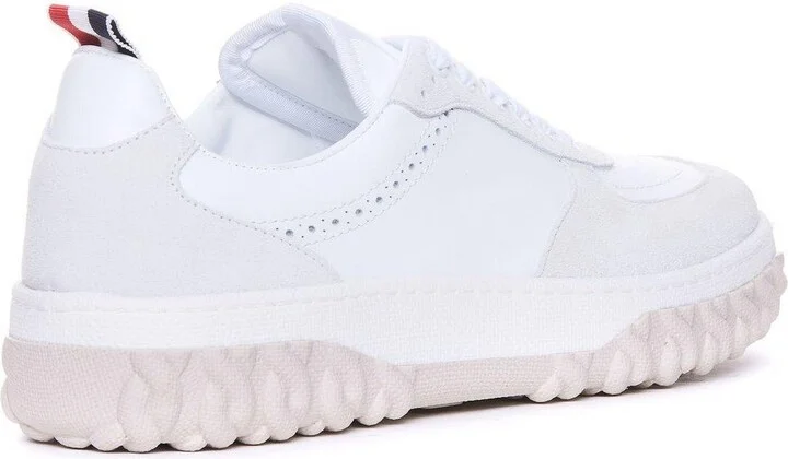 Letterman Panelled Low-top Sneakers - Image 2