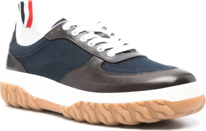 Letterman panelled sneakers - Image 2
