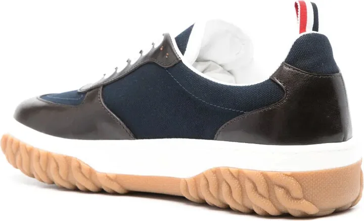 Letterman panelled sneakers - Image 3