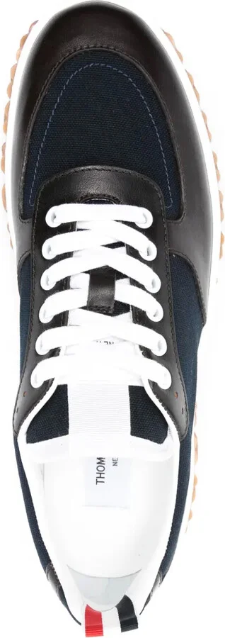 Letterman panelled sneakers - Image 4