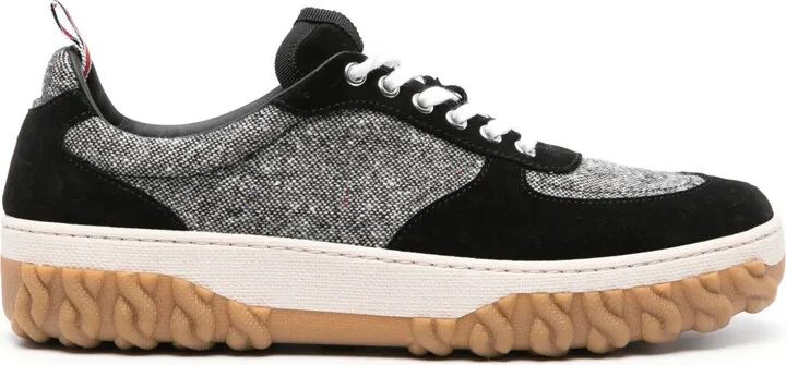 Letterman tweed sneakers