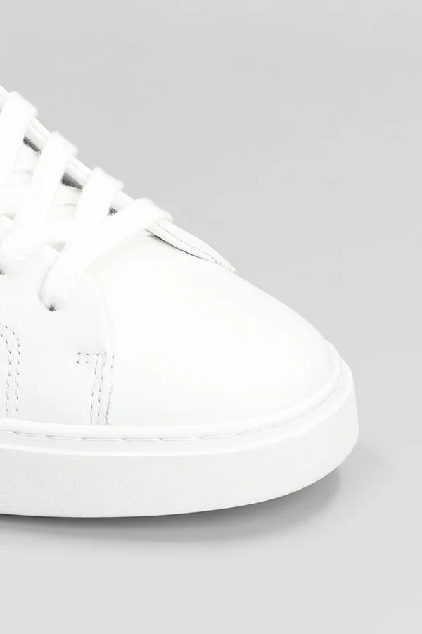 Levante Sneakers In White Leather D.A.T.E. - Image 5